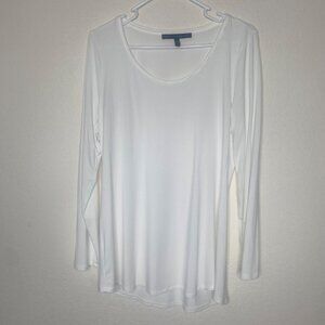 White House Black MarketTop  Womens Size M Scoop Neck Long Sleeve Tee